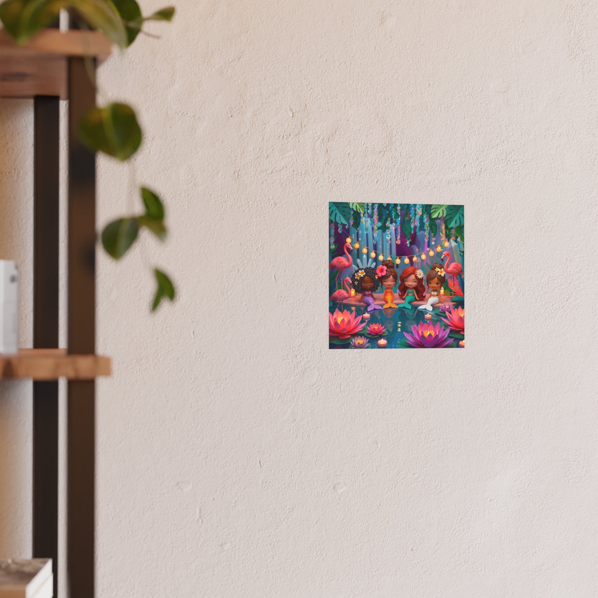 Mermaid Cove Girls Night Wall Art