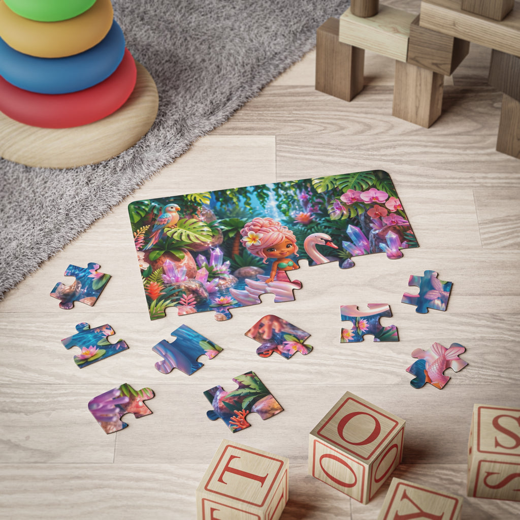 Mermaid & Swan Friend — 30-Piece Jigsaw Puzzle