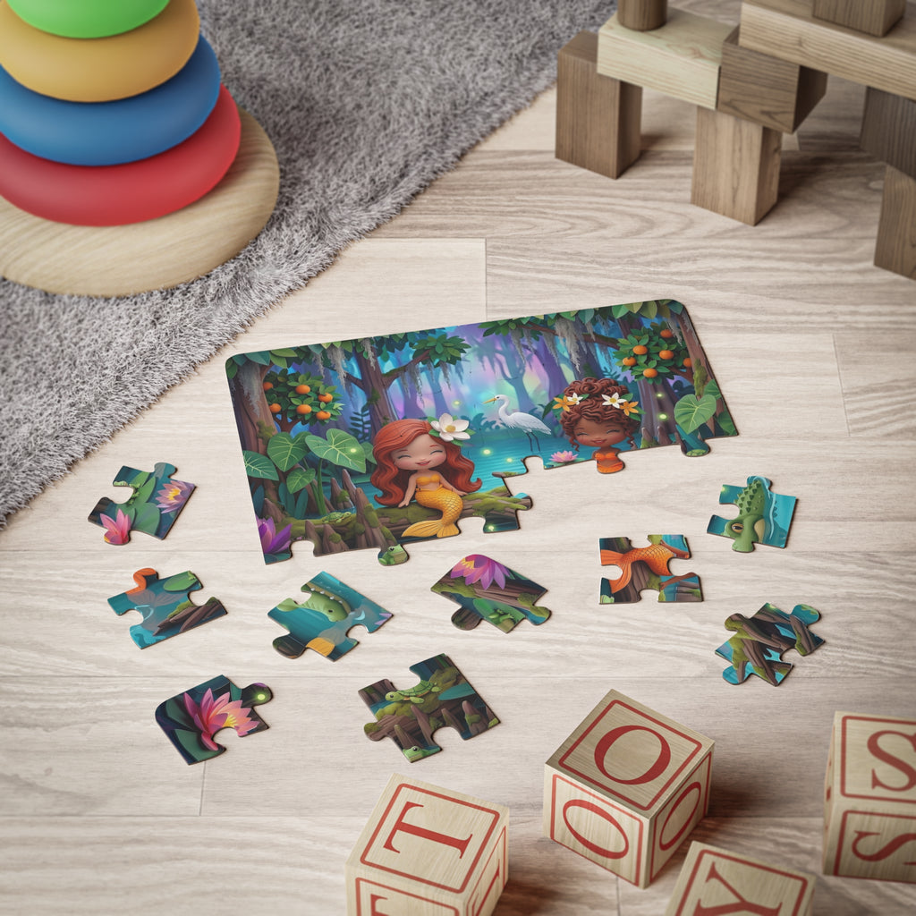 Swamp Friend Mermaids— 30‑Piece Kids Puzzle