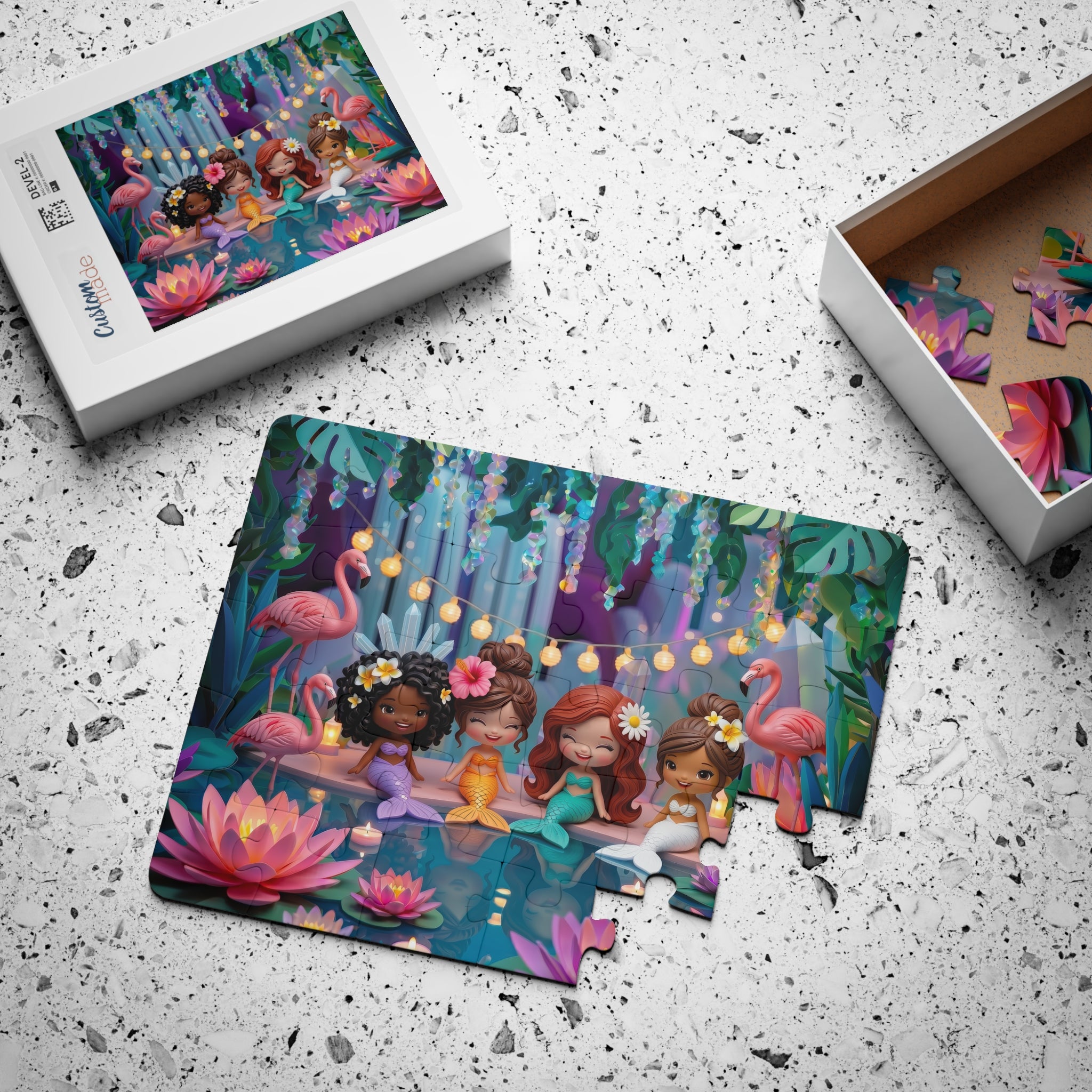 Nighttime at Mermaid Cove —  30‑Piece Kids' Puzzle