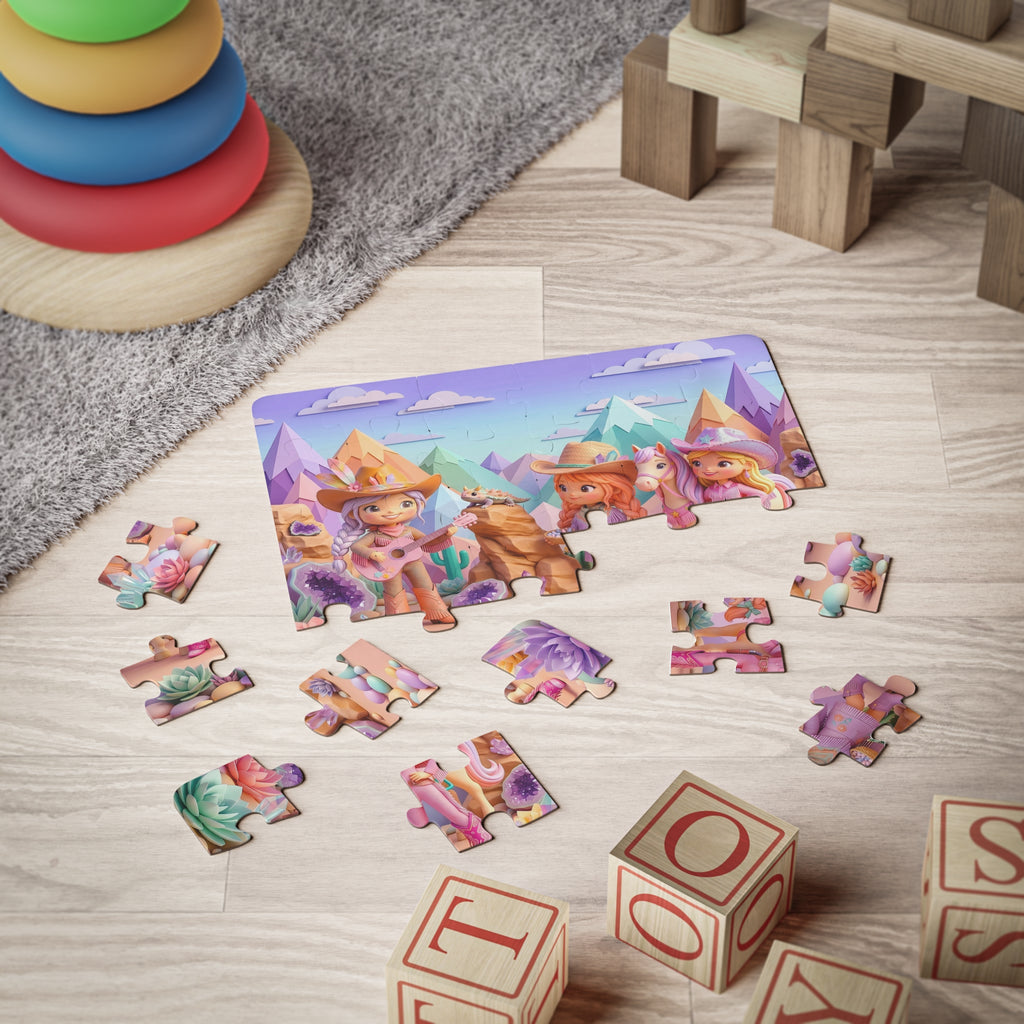 Cowgirl Adventure Jigsaw Puzzle — 30-Piece Kids Puzzle