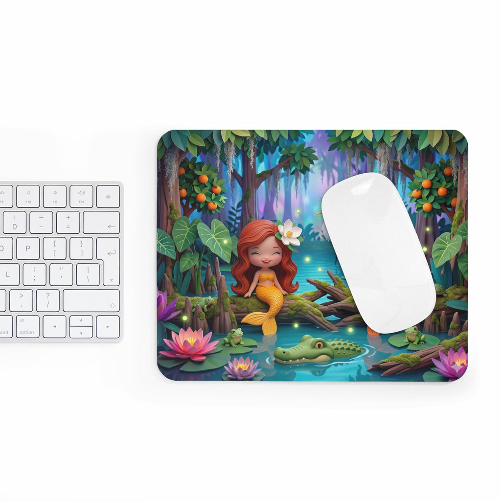 Whimsical Mermaid Friends Mouse Pad