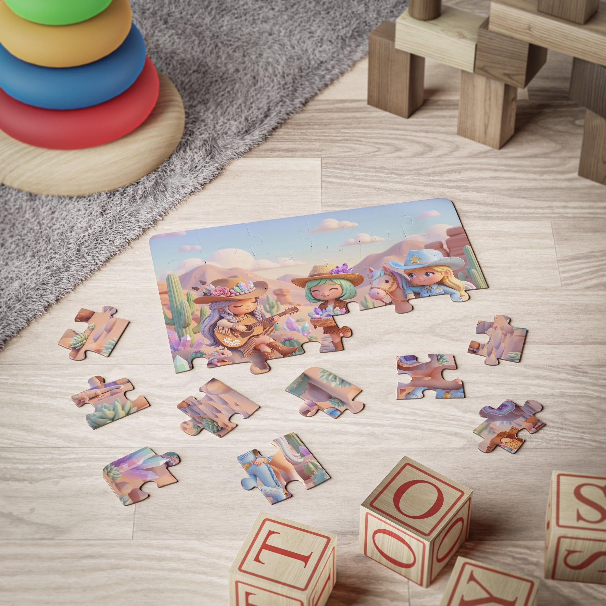 Desert Dreamers Kids Puzzle — 30-Piece Jigsaw Puzzle