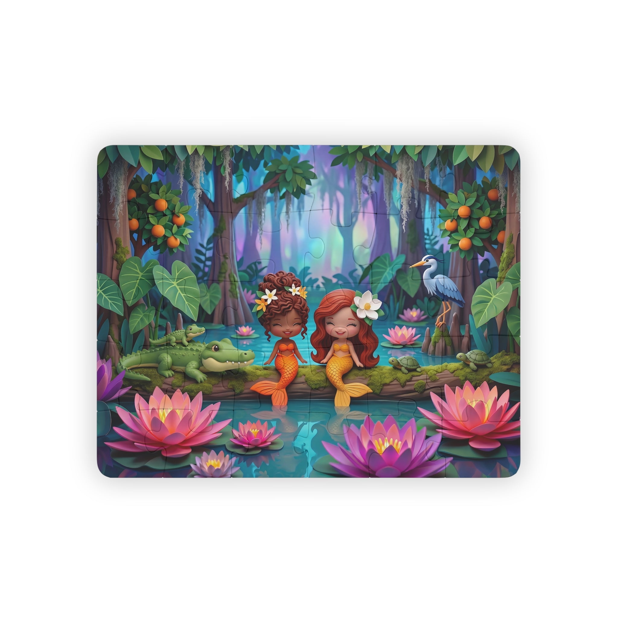 Mermaid Swamp Friends  — 30-Piece Kids' Puzzle
