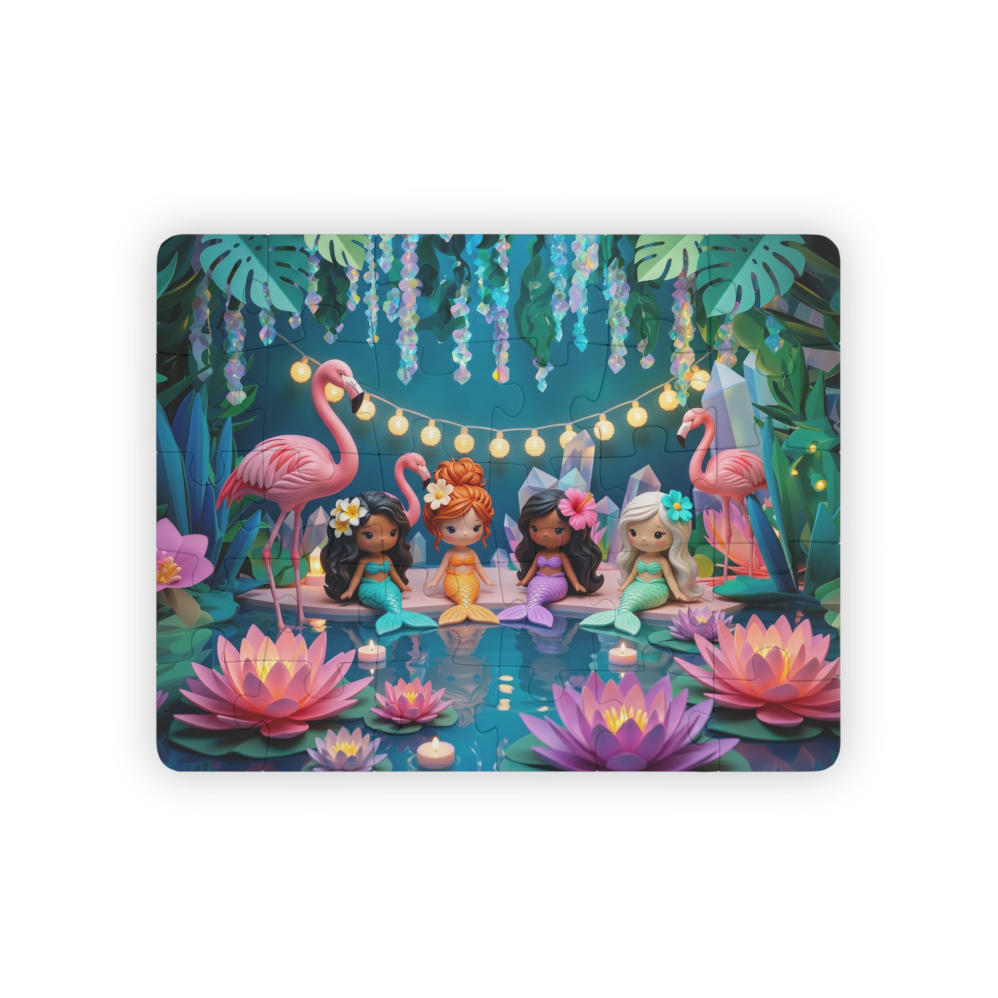 Mermaid Cove at Night —  30‑Piece Kids' Puzzle