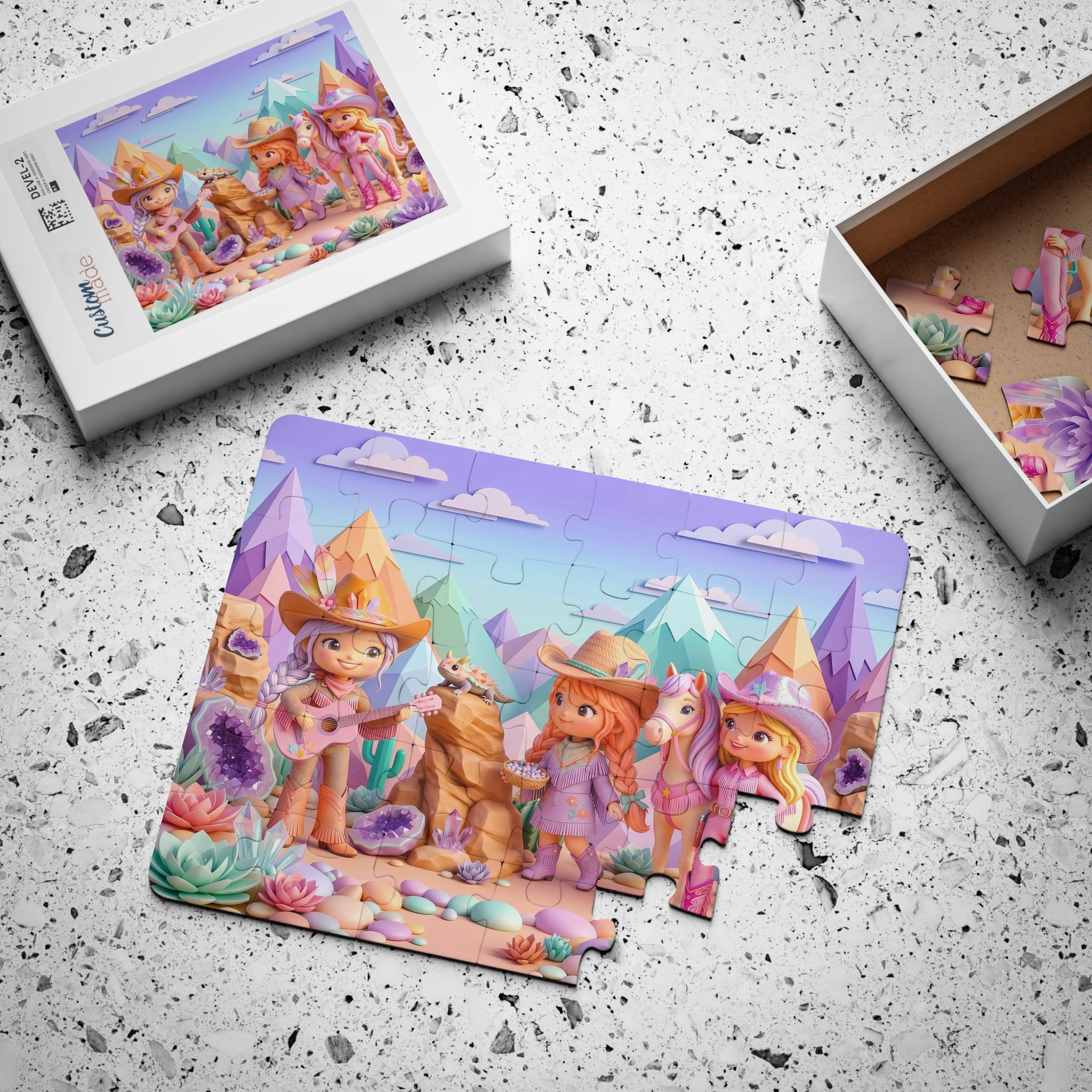 Cowgirl Adventure Jigsaw Puzzle — 30-Piece Kids Puzzle