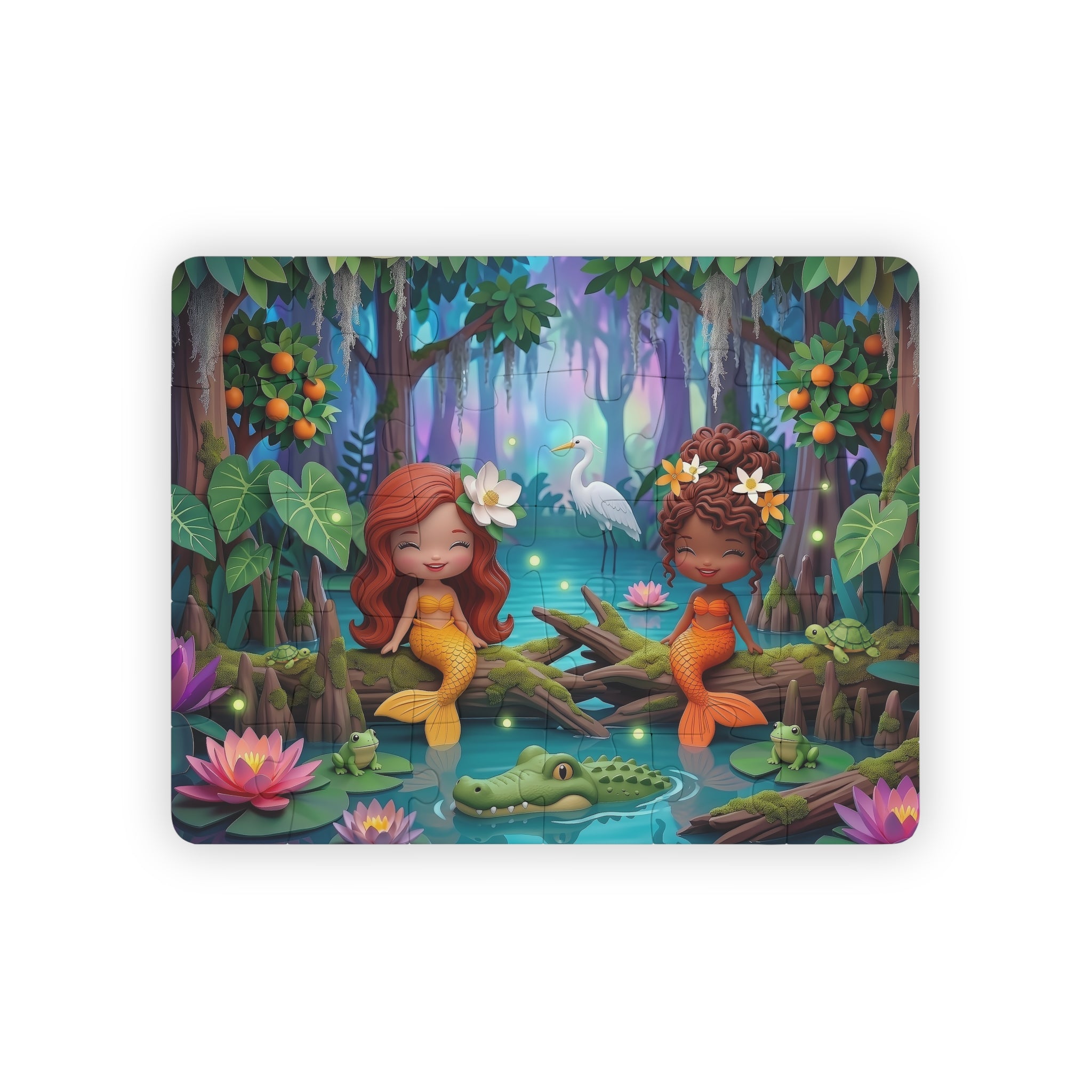 Swamp Friend Mermaids— 30‑Piece Kids Puzzle