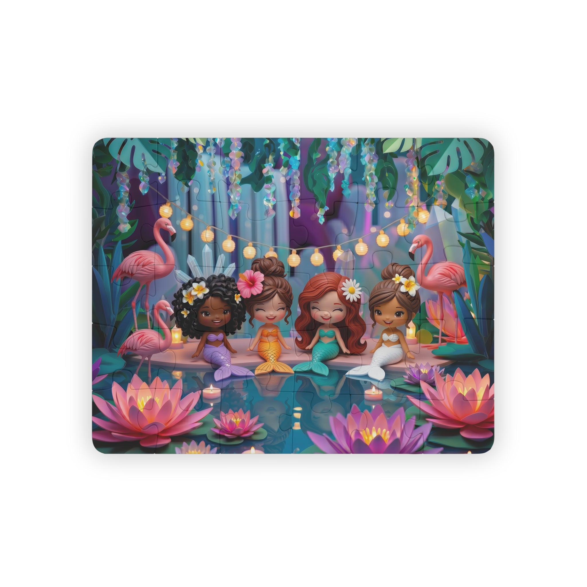 Nighttime at Mermaid Cove —  30‑Piece Kids' Puzzle