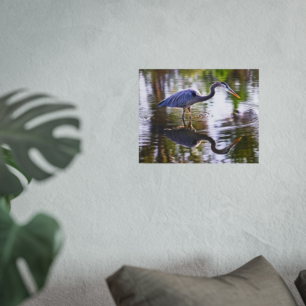 Great Blue Heron Fine Art — Serene Wildlife Photography Wall Art