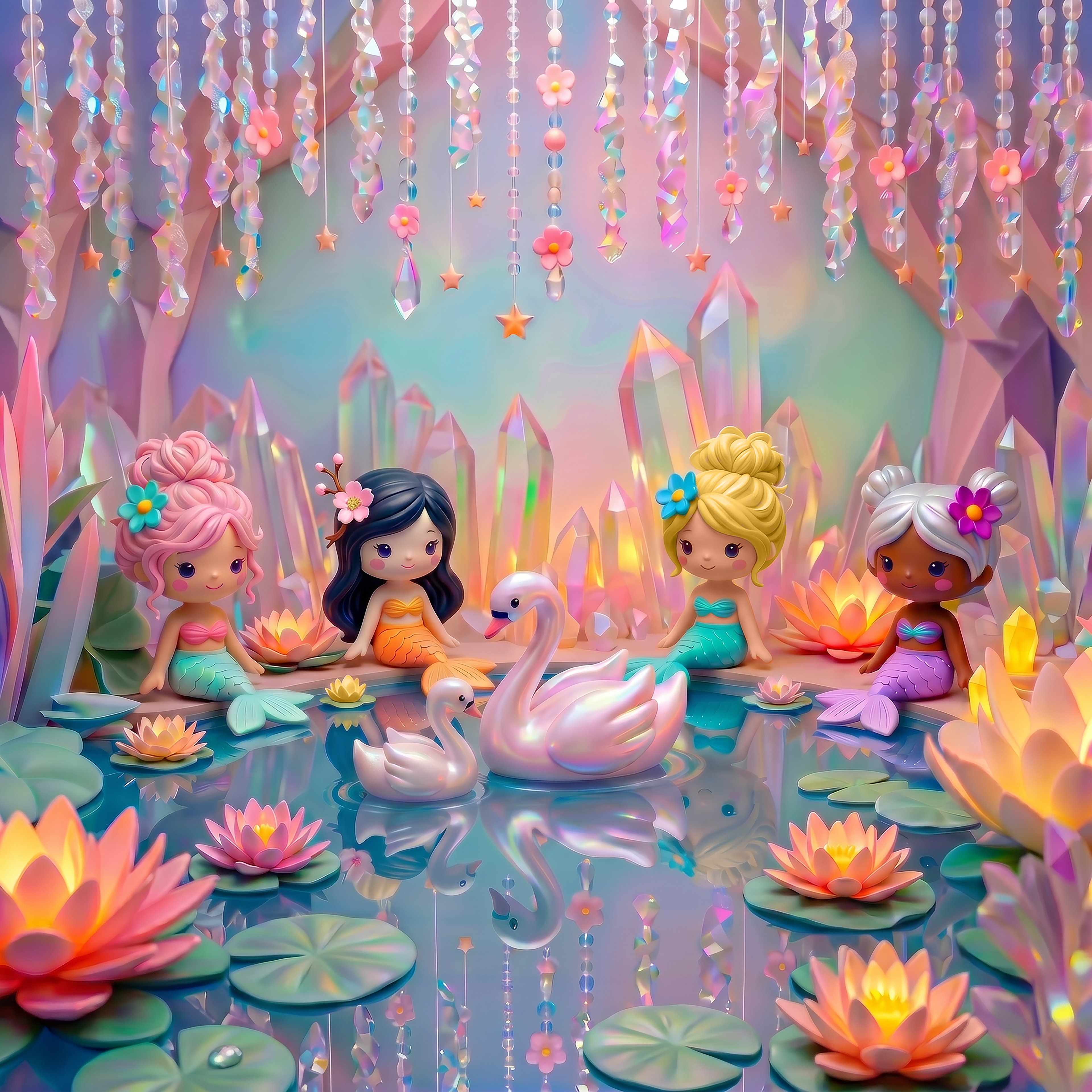 Magical Mermaid Cove Wall Art